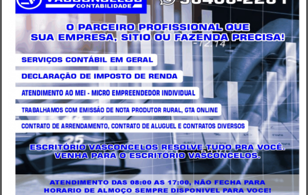 Escritório Vasconcelos Em Cujubim - 55 69 8408-2281 - Comércios de Cujubim - Notícias de Cujubim Rondônia